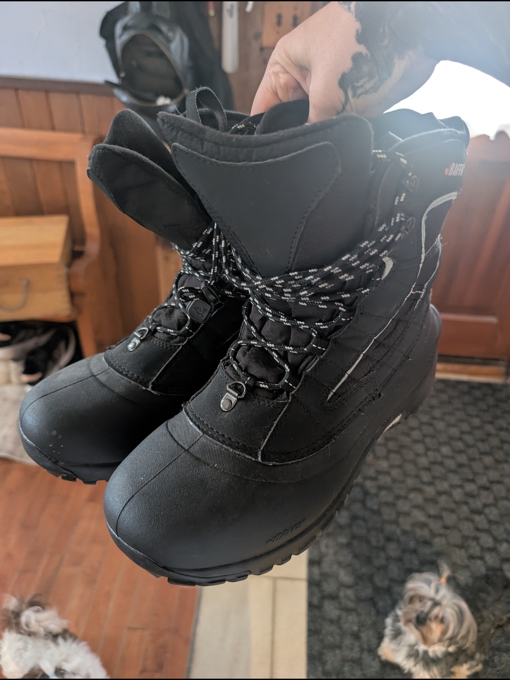 Baffin Black Women's Insulated Lace-Up Winter Boots